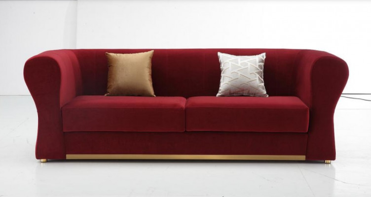 Three-seater couch upholstery design sofa modern seating 242 x 93 sofas room furniture