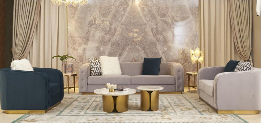 Coffee Table Set 2-Piece Set Suite Coffee Table Tables Designer Round 2-Piece Coffee Table