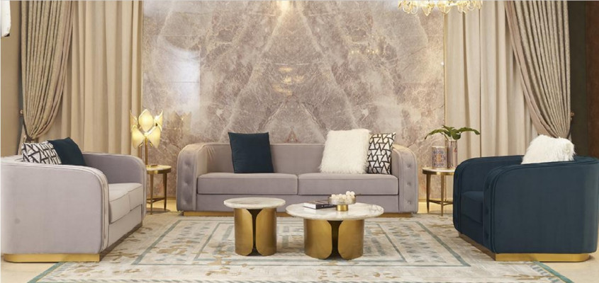 Coffee Table Set 2-Piece Set Suite Coffee Table Tables Designer Round 2-Piece Coffee Table