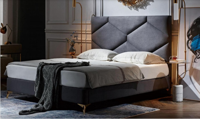 Bed 180x200 cm Textile Bedroom Furniture Luxury Modern Beds Hotel Furniture New