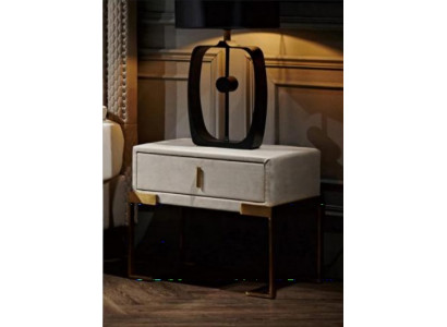 Nightstand dresser console side table with drawer designer bedside table