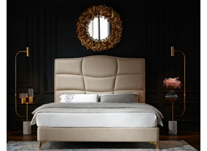 Bed textile 2x nightstand 3-piece bedroom set furniture new modern luxury beds