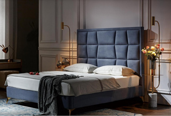 Complete bedroom set bed 2x nightstand 3-piece sets beds designer luxury