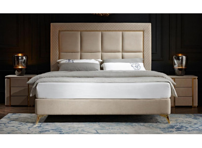 Bed 2x Nightstand 3-piece Bedroom Set Design Luxury Bedroom Complete New