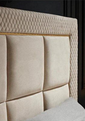 Bed 2x Nightstand 3-piece Bedroom Set Design Luxury Bedroom Complete New