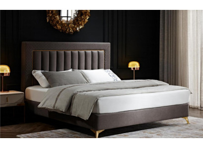 Bedroom Complete Bed 2x Nightstand 3pc. Set Design Luxury Complete Sets
