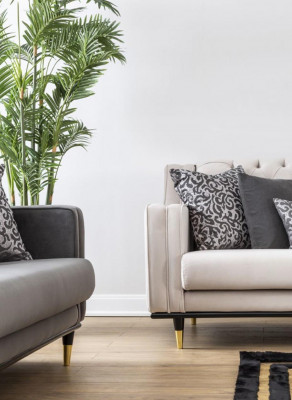 Sofa set couch set sofa upholstery furniture coffee table 3-piece Chesterfield