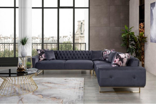 Sectional sofa couch upholstery furniture suite Chesterfield corner suite sofa fabric
