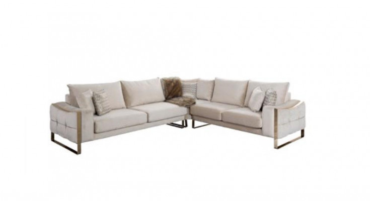 Sectional sofa L shape sofa couch design couches upholstery fabric corner set beige