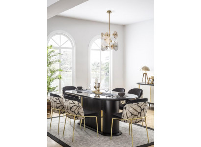 Dining room dining table chair 6x chairs table tables metal dining group set 7-piece new