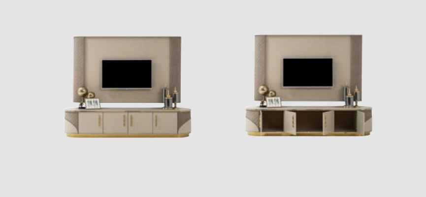 Modern TV lowboard luxury TV cabinet stylish RTV living room TV dresser NEW