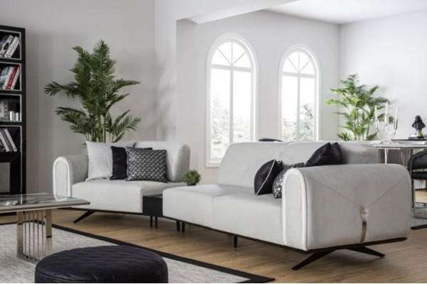 3-seater sofa upholstery sofa beige fabric seating design couch sofas fabric modern new