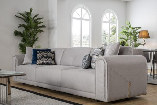 Luxury Sofa 4-Seater Fabric Living Room Modern Design Sofas Upholstered Couches