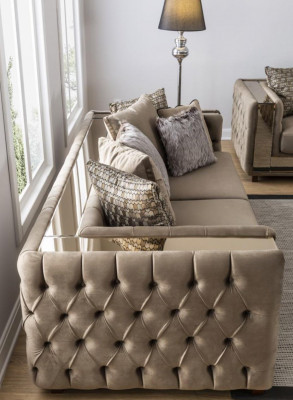 Chesterfield Sofa Set 3+3+1+1 Seater Sofa Couch Set Design Couches