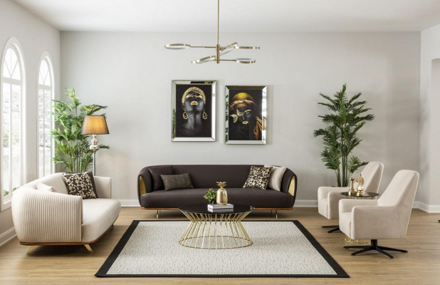 Modern single luxury armchair furniture living room sofa 1 seater new