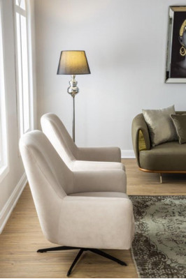 Modern single luxury armchair furniture living room sofa 1 seater new