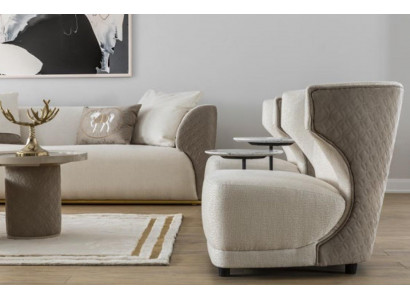 Luxury Armchair Design Sofa Seat Lounge Club Upholstery Classic Seat Relax New