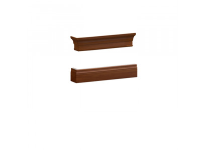 Outer side wall crown for crown or base cabinet system L, R BA-28