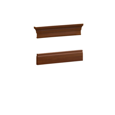 Elements baseboard crown molding for the cabinet display case cabinet system BA-29