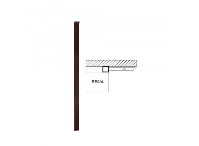Post Eck Decoration Office Element Office Office Wood Post Shelf Monaco