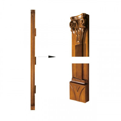 Classic column closing sentence for cabinet wall system SE-st-B-N column