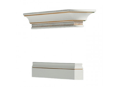 Walk-in element of wardrobe cabinet crown base for cabinets Verona