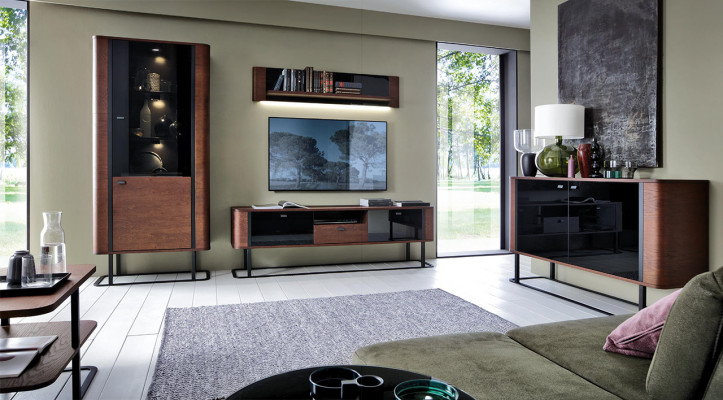 Storage hotel style living room wall shelf books decor shelves cabinet shelving
