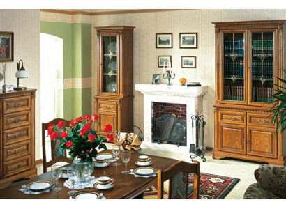 Classic display cabinet showcase cabinet glass cabinet colonial wardrobe new OK2