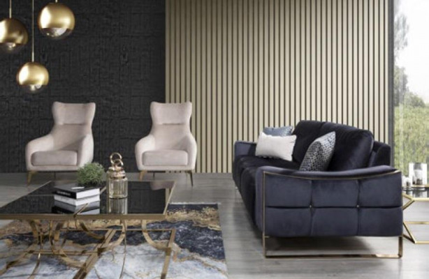 Classic armchair luxury upholstery textile upholstered seat single-seater modern white new