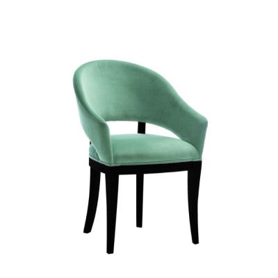 Luxury Design Upholstered Chair Chairs Seat Back Office Wood Office Dining Room