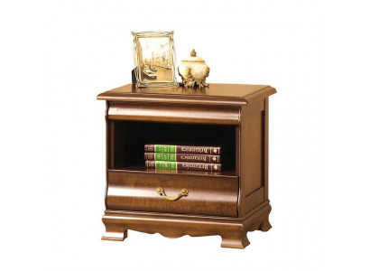Classic nightstand bedside table solid console shelf bedroom N-SzN