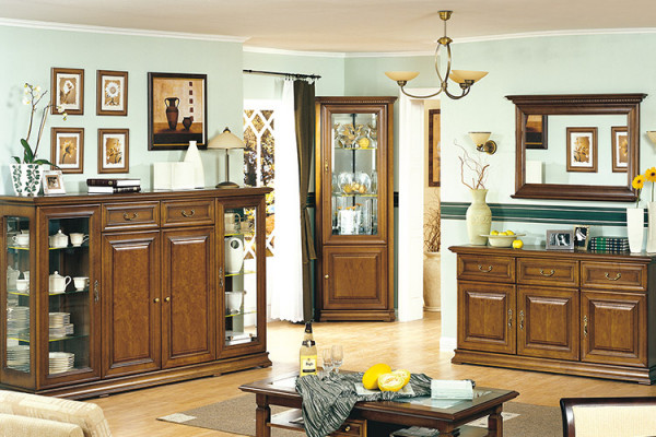 Classic wall mirror wood frame antique style mirror new Italian furniture