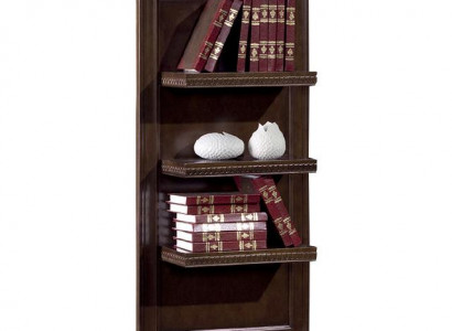 Living Room XXL Bookshelf Solid Wood 131cm Shelf Rack Shelves CD DVD Books