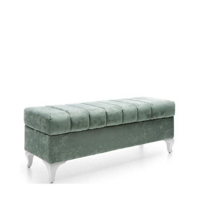 Designer stool chaise lounge living room modern bench footstool 140 x 43cm new