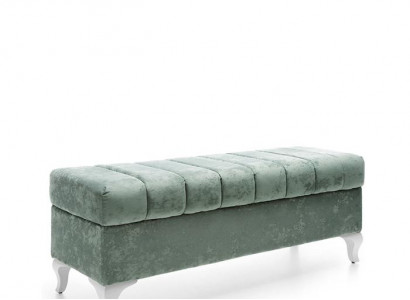 Designer stool chaise lounge living room modern bench footstool 140 x 43cm new
