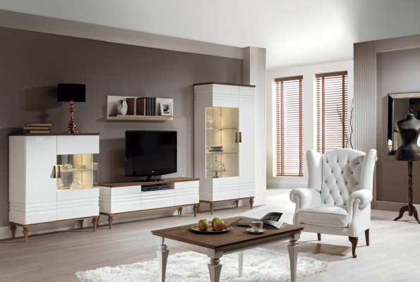 Modern display cabinet living room high cabinet hotel showcase Aspen AS-W12