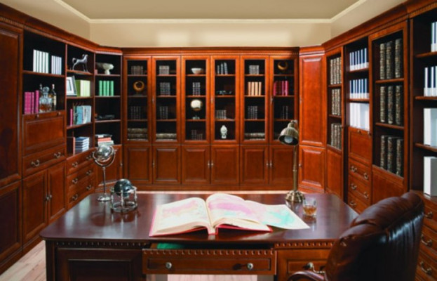 Classic cabinets wardrobe wall unit bookshelf bookcase - Model BA-3