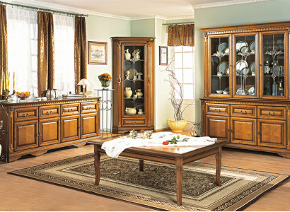 Classic display cabinet showcase cabinet glass cabinet colonial cabinet OW 1-2