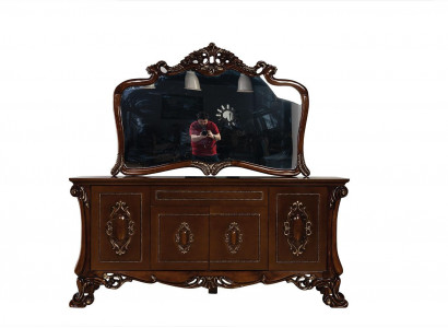 Sideboard with Mirror Shelf Dresser Sideboards Sideboard Dressers Wood