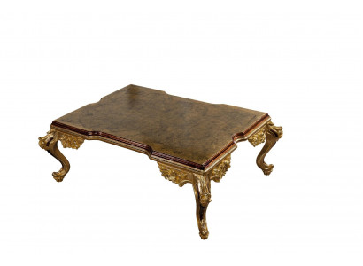 Baroque coffee table wood tables furniture living room classical