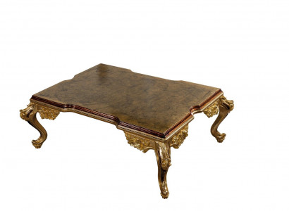 Baroque coffee table wood tables furniture living room classical
