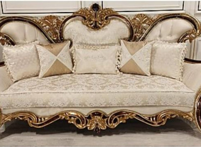 Living room sofa couch furniture classic decor 3-seater couches