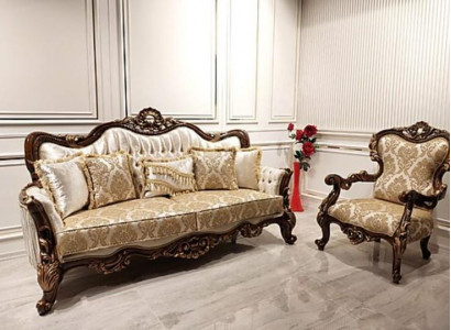 Classic sofa set living room sofa couch furniture 3+1 seat