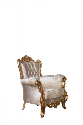 Armchair Antique Style Lounge Chair Baroque Rococo Furniture New Chairs