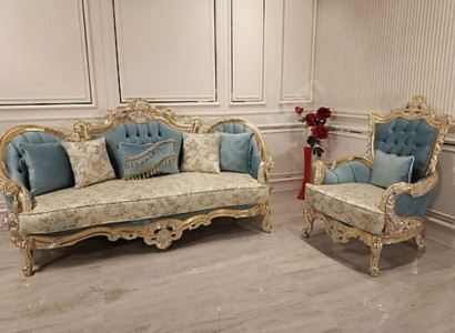 Living room sofa set classic sofa couch furniture 3+1 seater