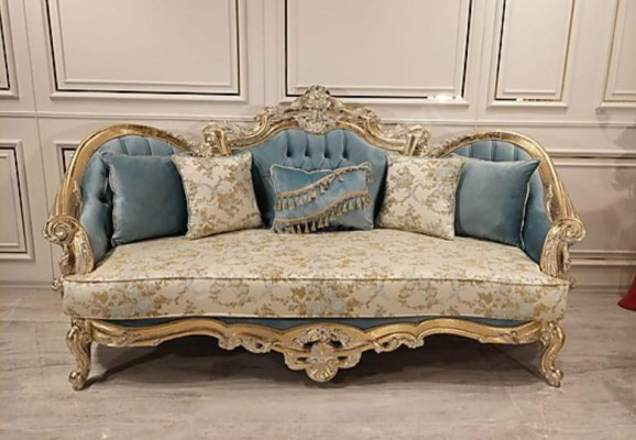 Living room sofa set classic sofa couch furniture 3+1 seater