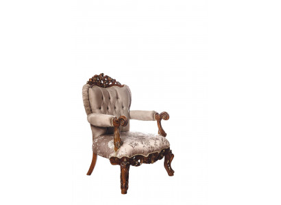 Armchair Throne Chair Couch Baroque Chairs Furniture Interior Velvet Gold