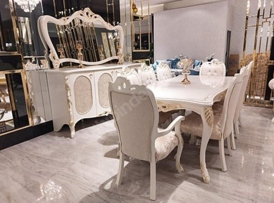 Luxury furniture living room sideboard with mirror design console sideboard wood