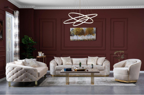 Oval couch three-seater couches furniture sofa living room sofas