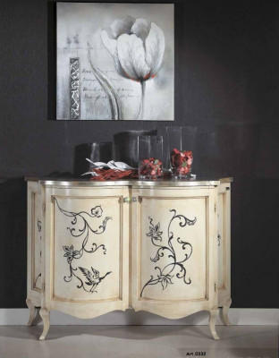 Classic sideboard wood dresser white cabinet cabinets luxury Italian new